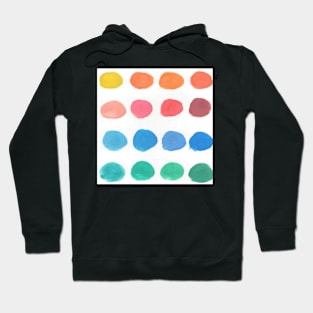 Designer Palette Polka Dots Hoodie